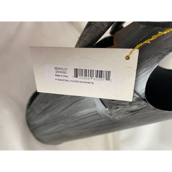 NWT Berkley Designs metal Basketball player wine bottle holder - Picture 3 of 4